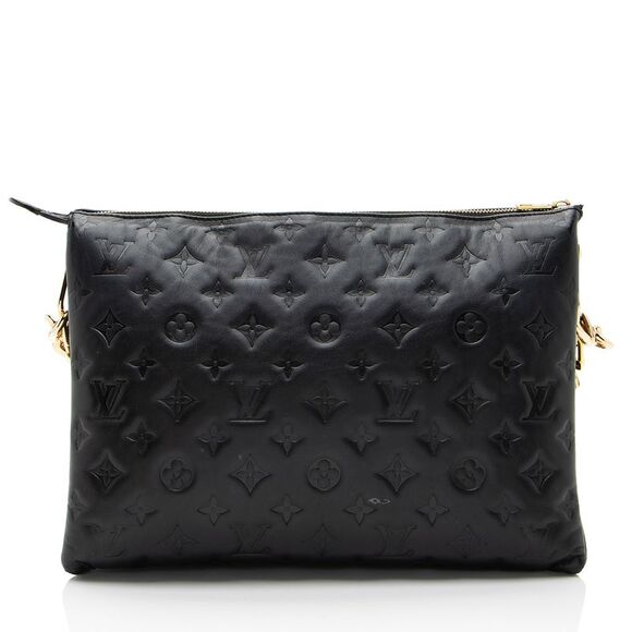 Louis Vuitton Monogram Embossed Lambskin Coussin MM Shoulder Bag - Picture 3 of 14